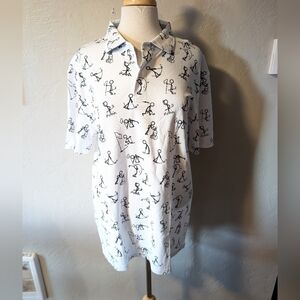 Acegolfs Golf collared Polo Mens‎ sz XL NWT